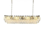 Elegant Transparent Murano Poliedri Chandelier product image