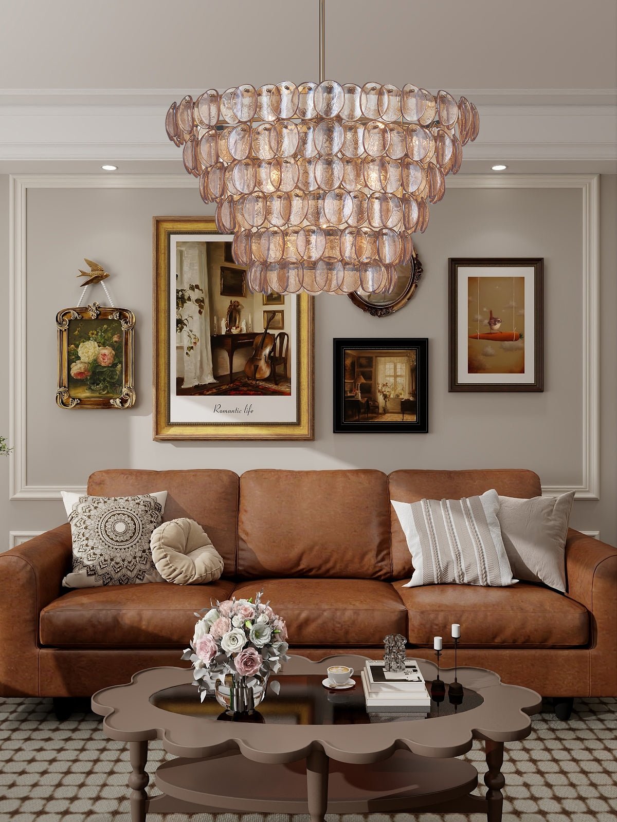 Elegant Uroko Large Chandelier product image