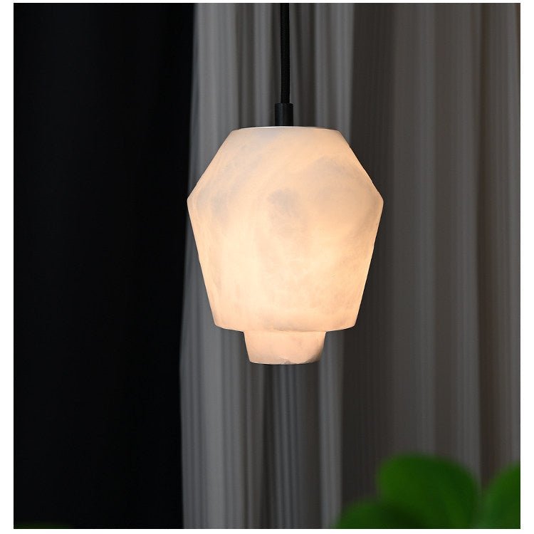Elvian Alabaster Pendant Light by Bling Lighting Studio