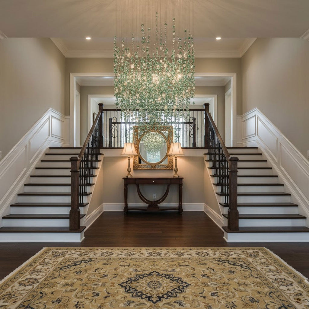 Emerald Rainfall Crystal Customize Chandelier