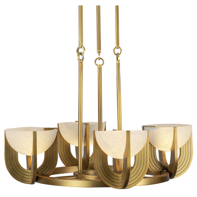 Empyrea Alabaster Chandelier by Bling Lighting Studio