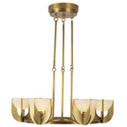 Empyrea Alabaster Chandelier by Bling Lighting Studio