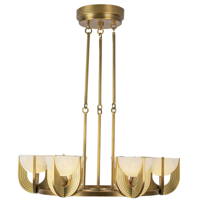 Empyrea Alabaster Chandelier by Bling Lighting Studio