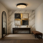 Laurel Alabaster Flush Mount lighting fixture detail view