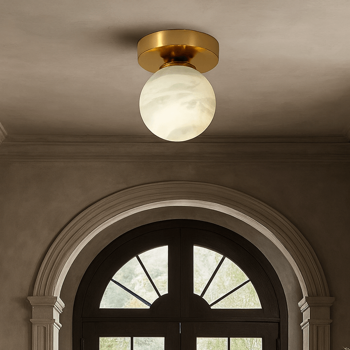 Soria Alabaster Flush mount chandelier additional product view