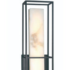 Saga Indoor / Outdoor Alabaster Wall Sconce by Bling Lighting Studio