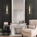 Saga Indoor / Outdoor Alabaster Wall Sconce by Bling Lighting Studio