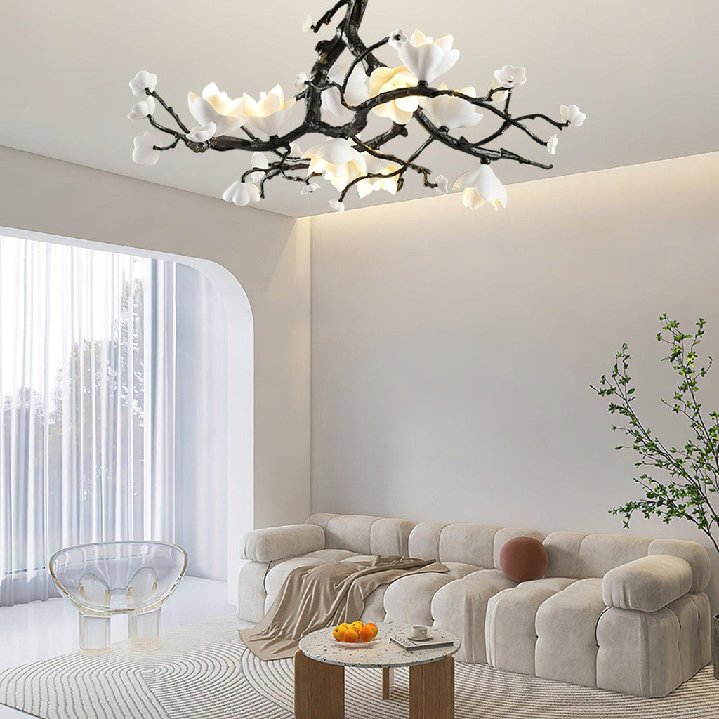 Exquisite Black Copper Tree Chandelier product image