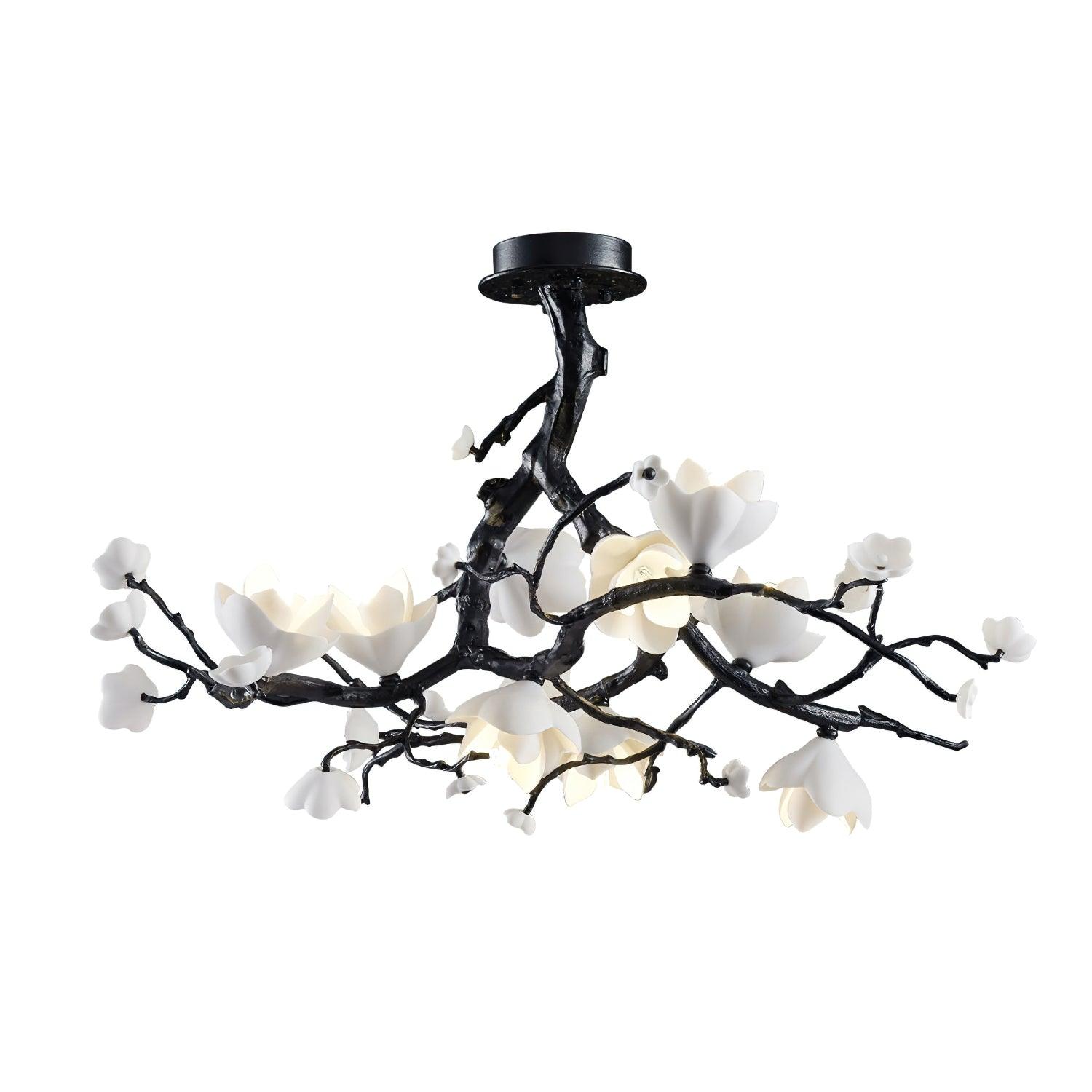Exquisite Black Copper Tree Chandelier product image