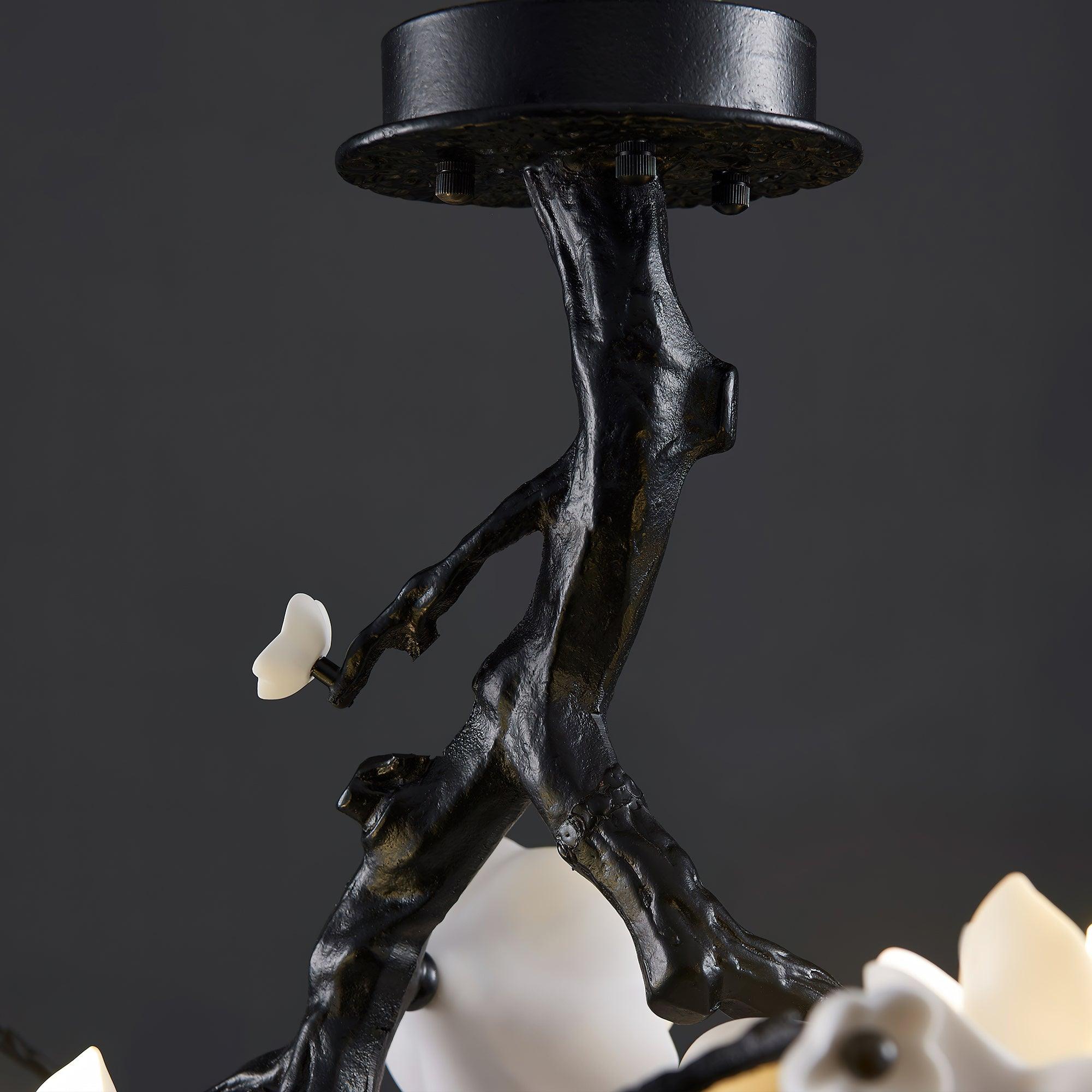 Exquisite Black Copper Tree Chandelier product image