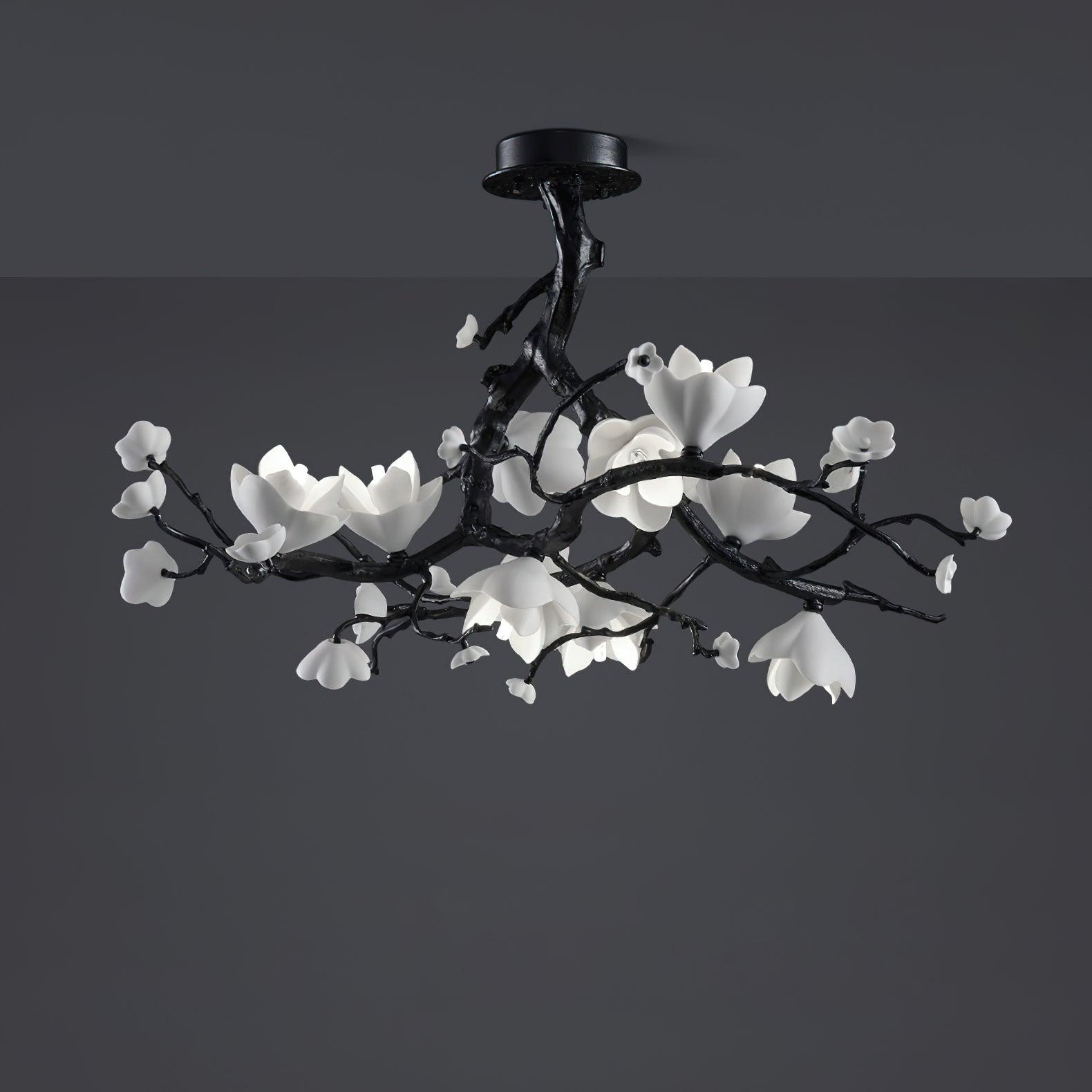 Exquisite Black Copper Tree Chandelier product image