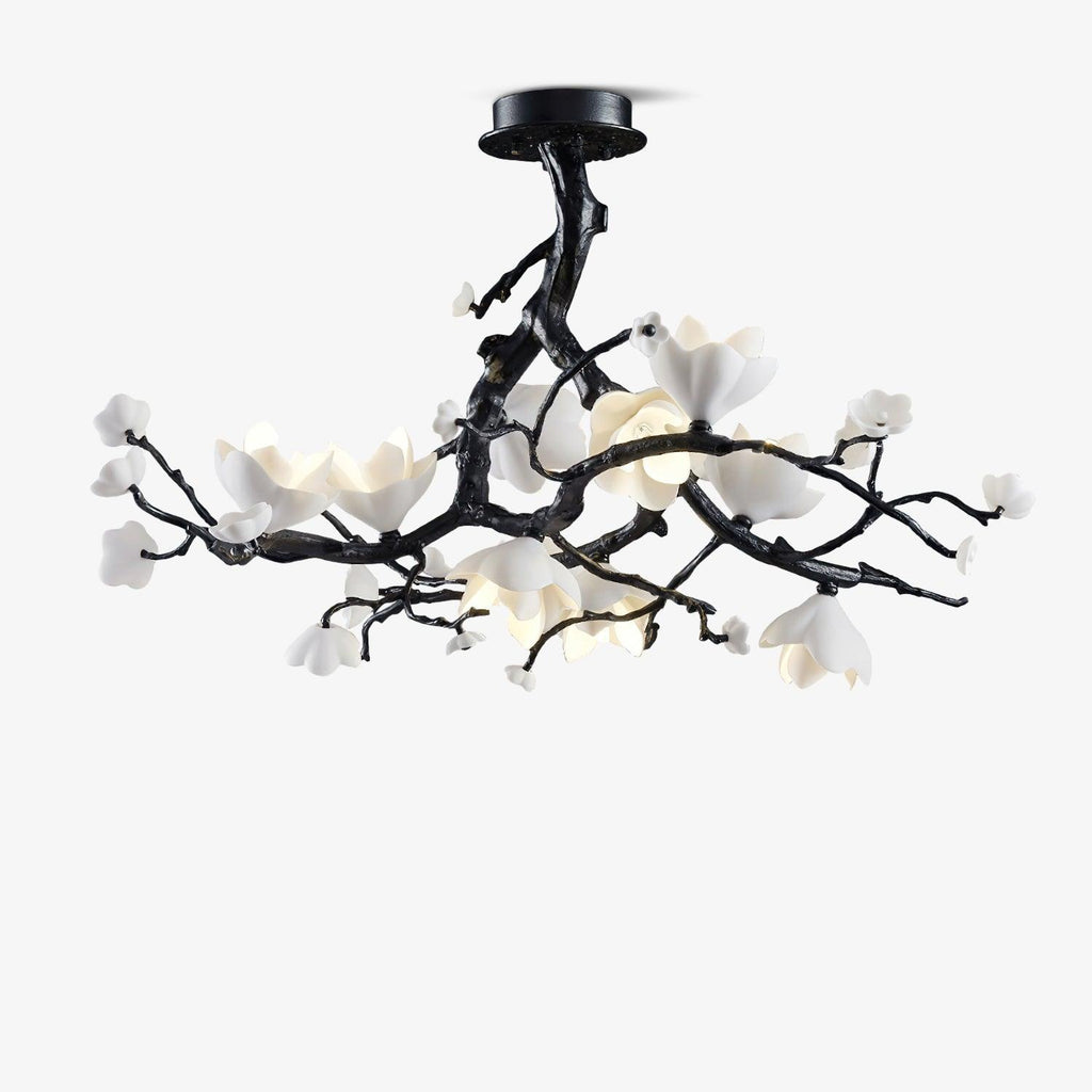 Exquisite Black Copper Tree Chandelier product image