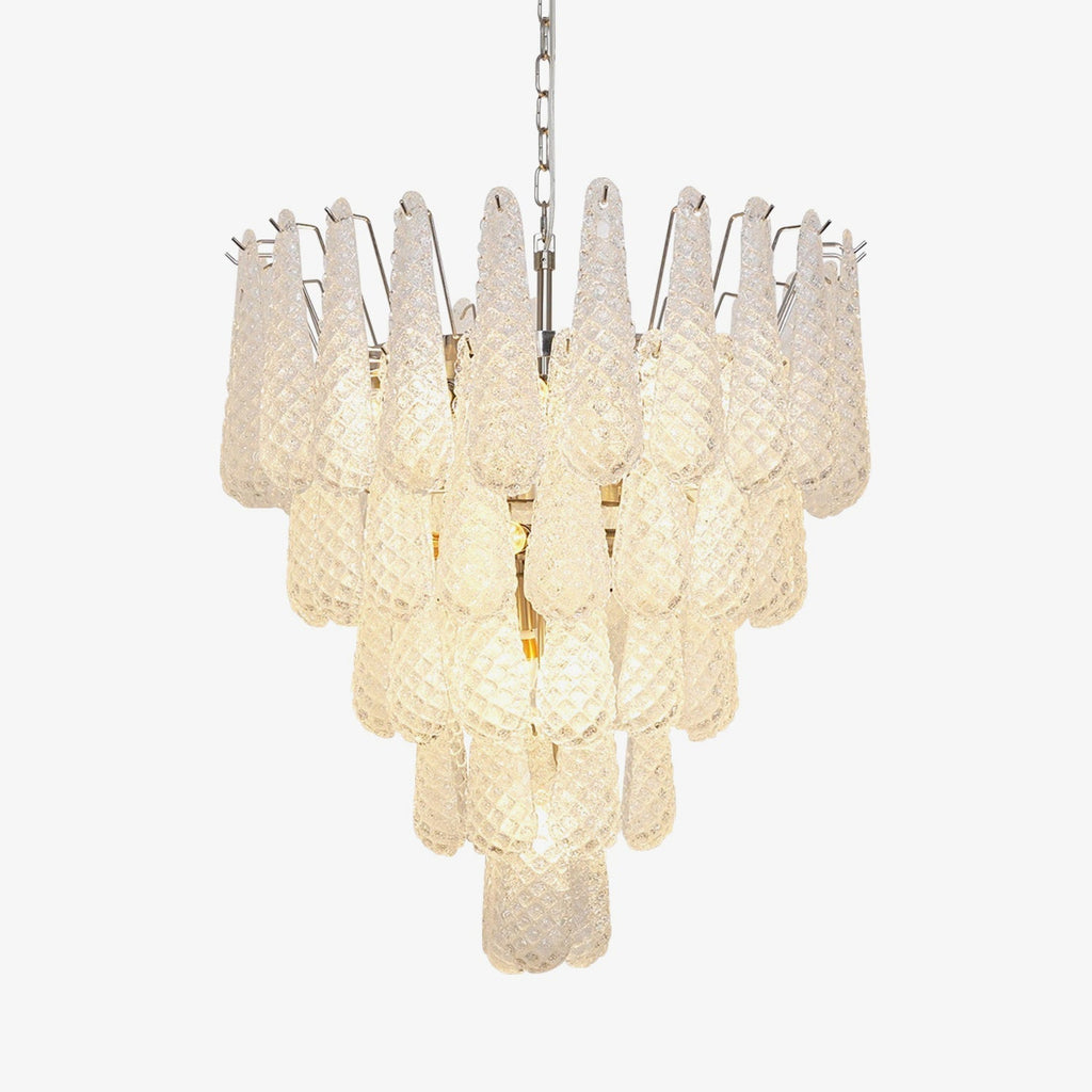 Exquisite Murano Glass Dewdrop Chandelier by Bling Lighting Studio