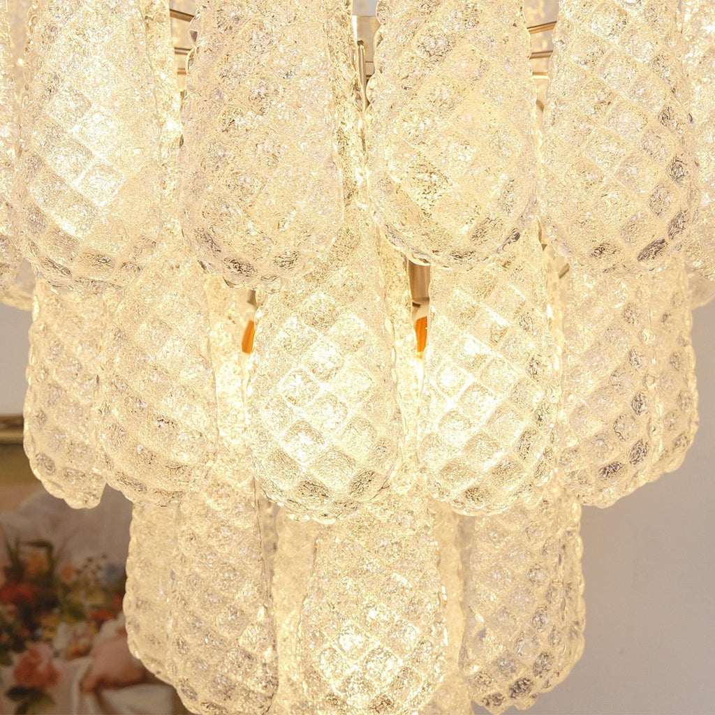 Exquisite Murano Glass Dewdrop Chandelier product image