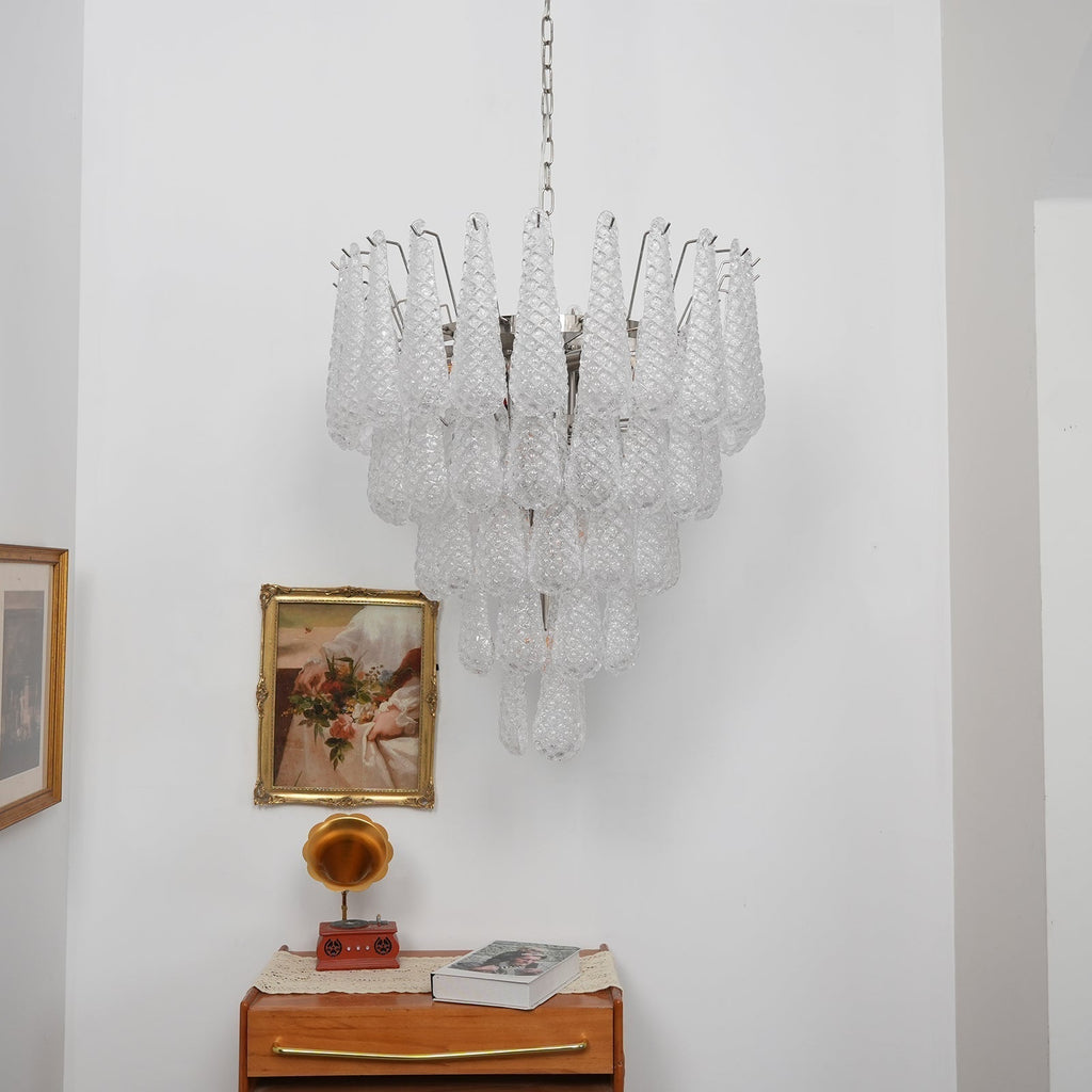 Exquisite Murano Glass Dewdrop Chandelier product image