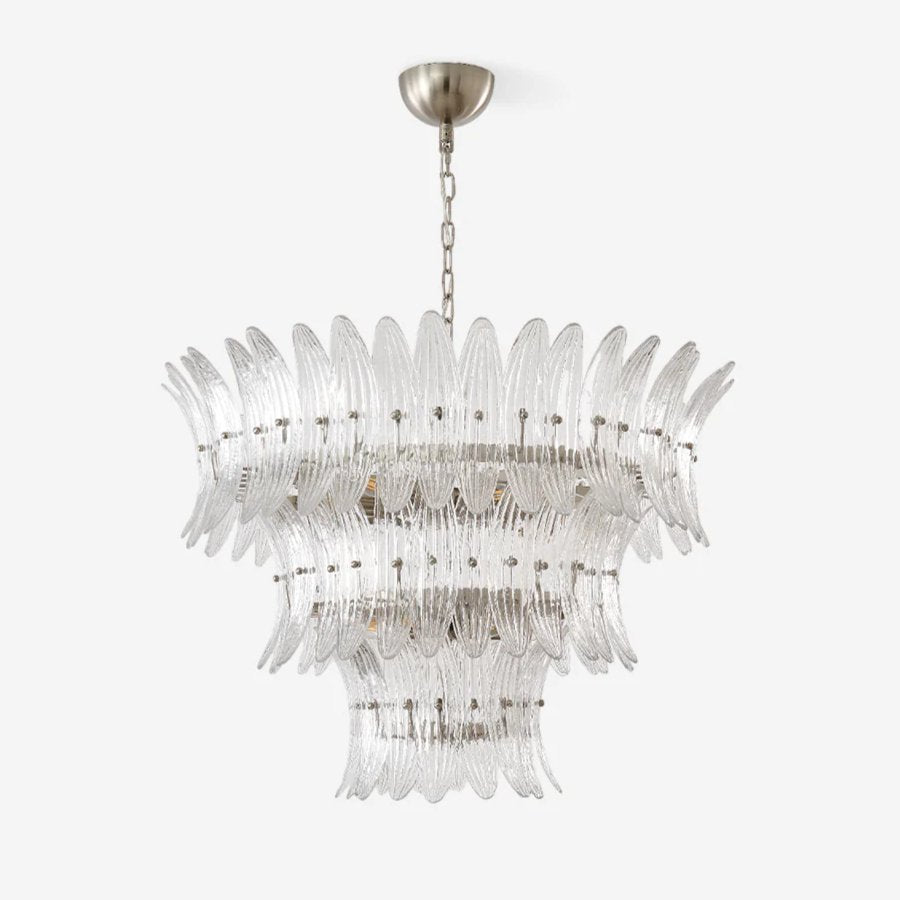 Exquisite Murano Palmette Chandelier by Bling Lighting Studio