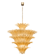 Exquisite Murano Palmette Chandelier material and finish detail