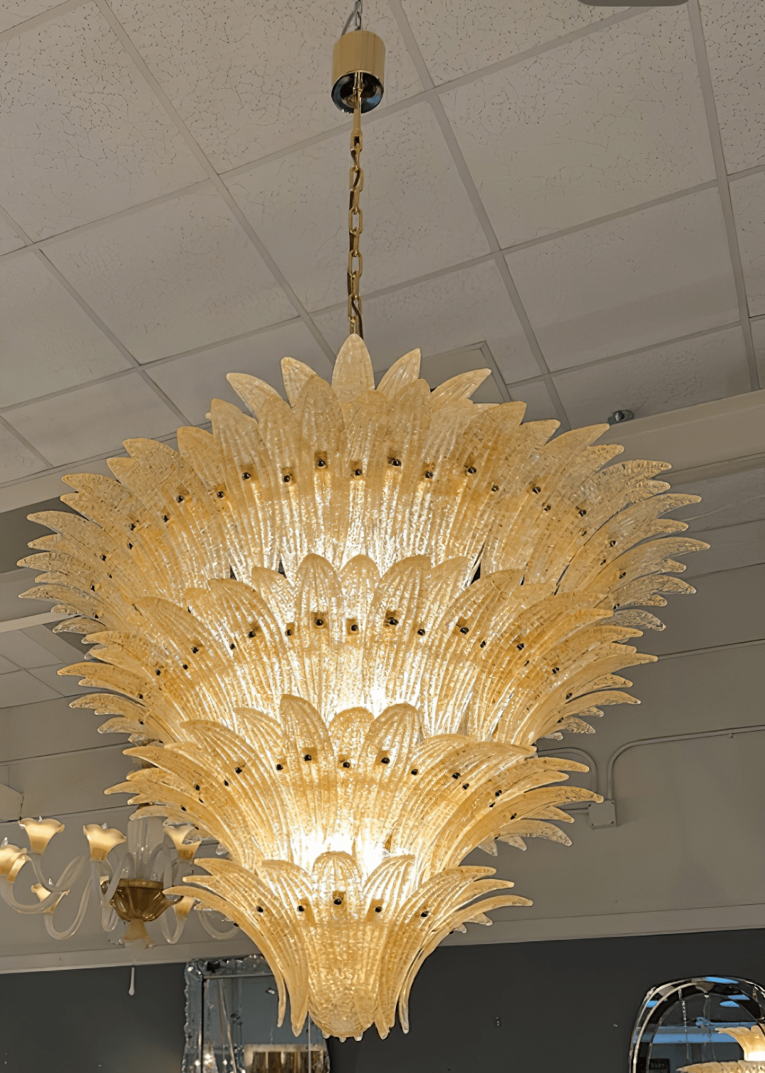 Exquisite Murano Palmette Chandelier product image