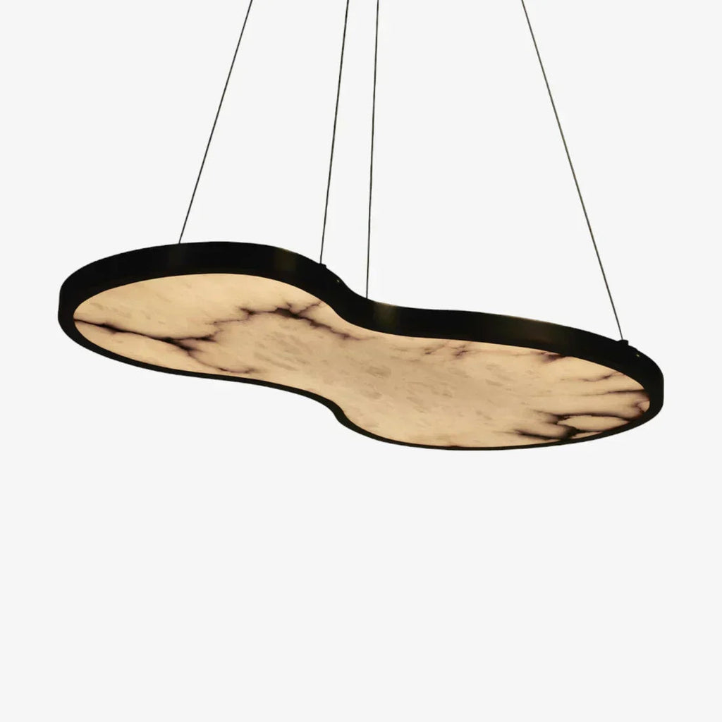Fabula Alabaster Chandelier by Bling Lighting Studio