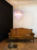 Fantastic Murano Amethyst Glass Tube Chandelier product image
