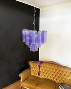 Fantastic Murano Amethyst Glass Tube Chandelier product image