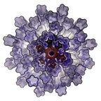 Fantastic Murano Amethyst Glass Tube Chandelier product image