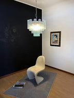 Fantastic Murano Blue Glass Tube Chandelier product image