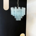 Fantastic Murano Blue Glass Tube Chandelier product image