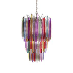 Fantastic Murano Prisms Multicolor Chandelier by Bling Lighting Studio