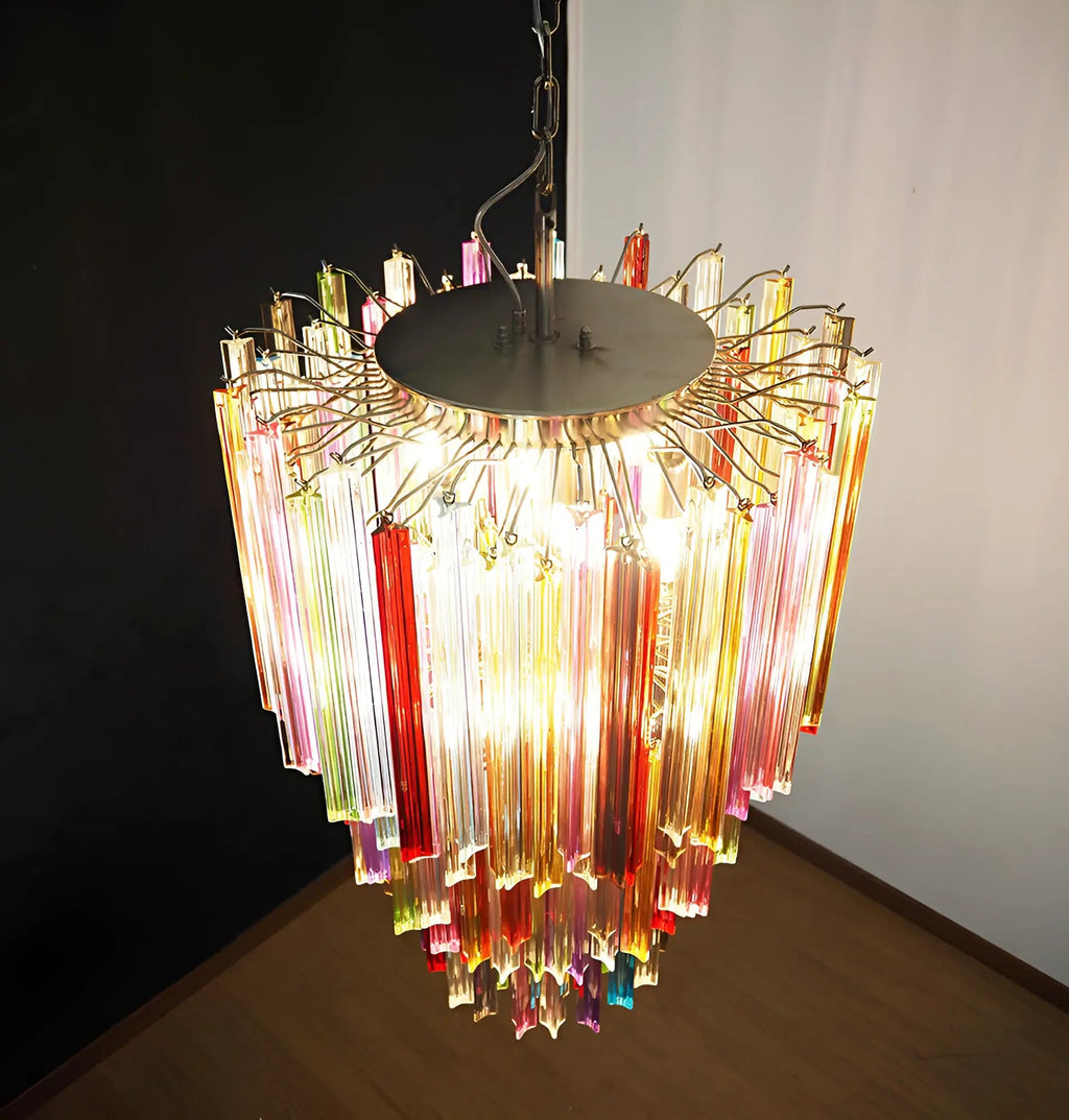 Fantastic Murano Prisms Multicolor Chandelier product image