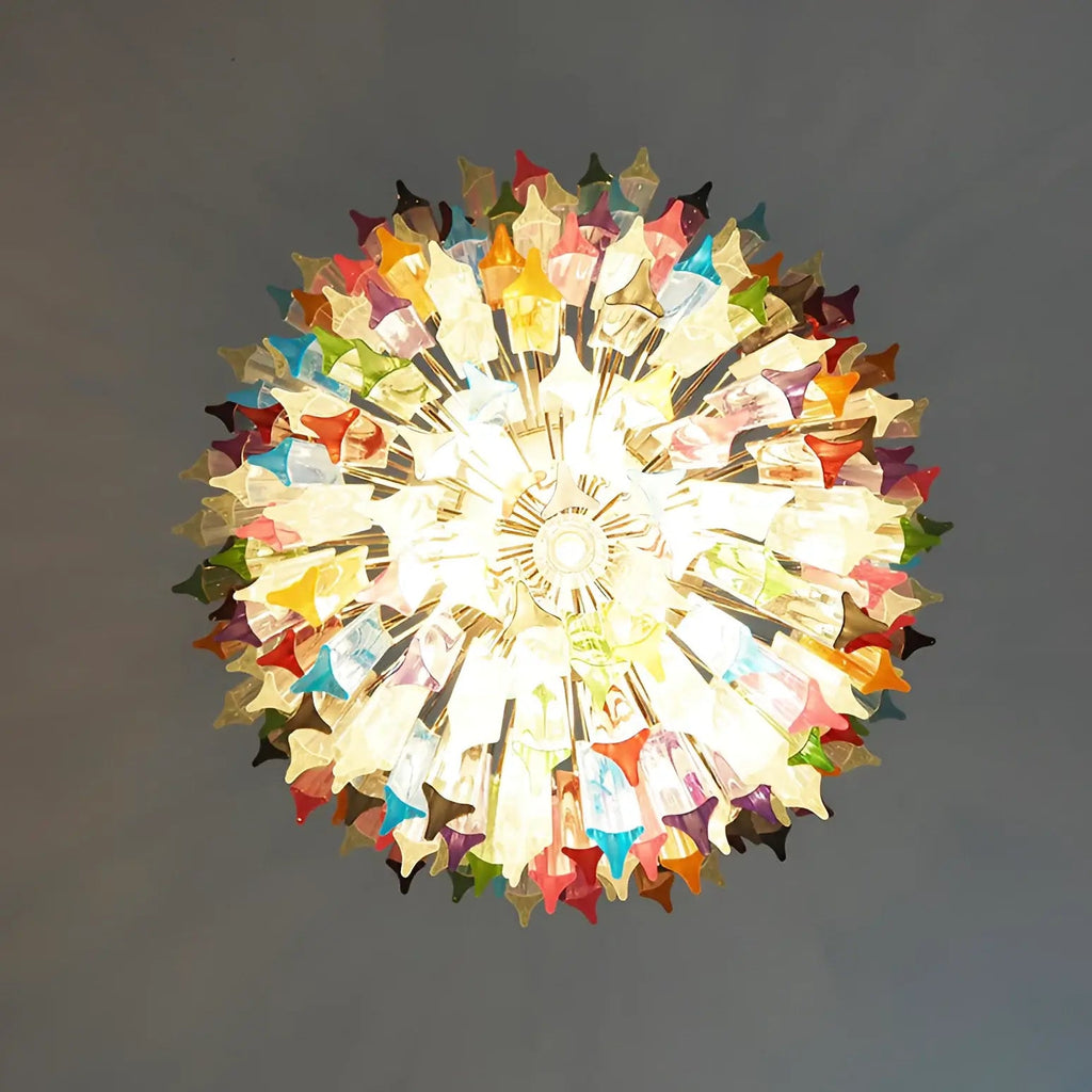Fantastic Murano Prisms Multicolor Chandelier product image
