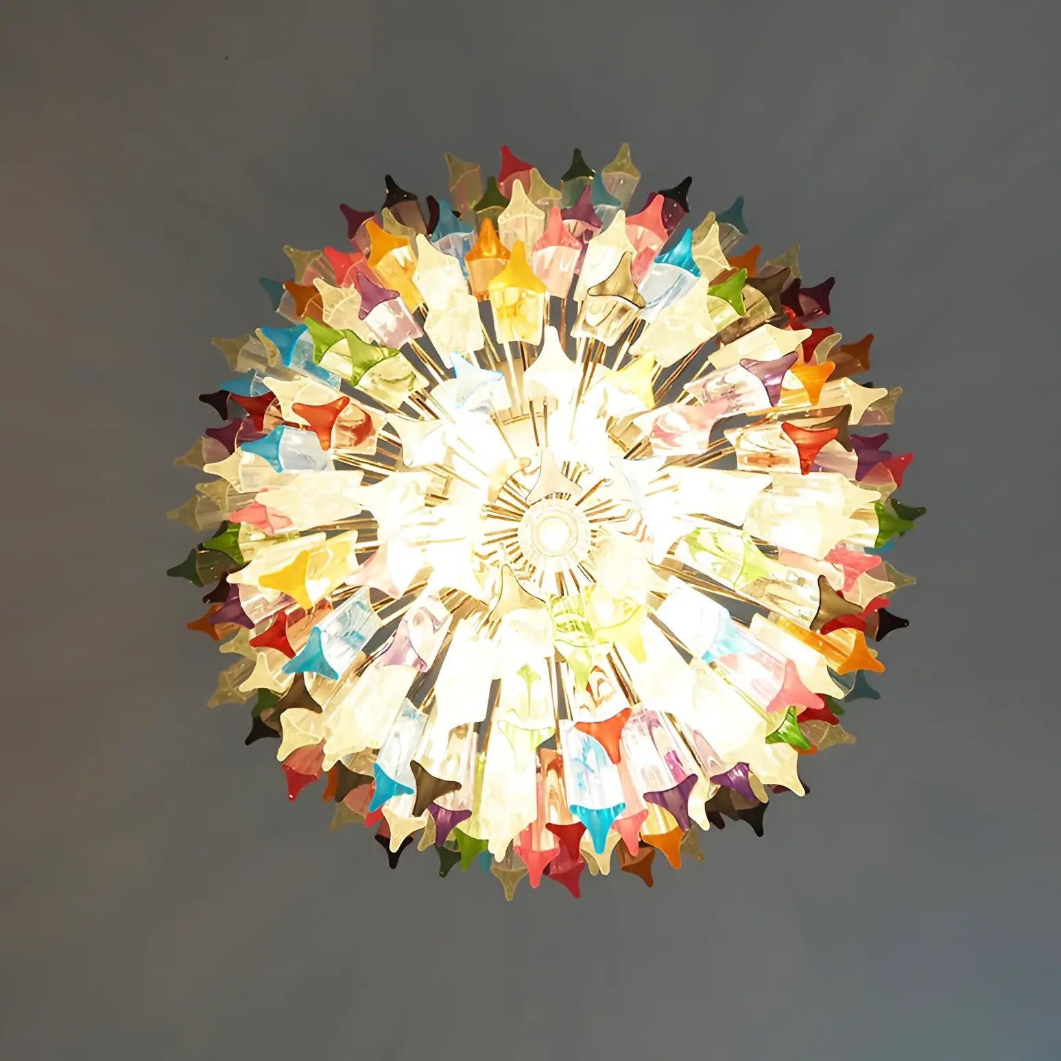 Fantastic Murano Prisms Multicolor Chandelier product image