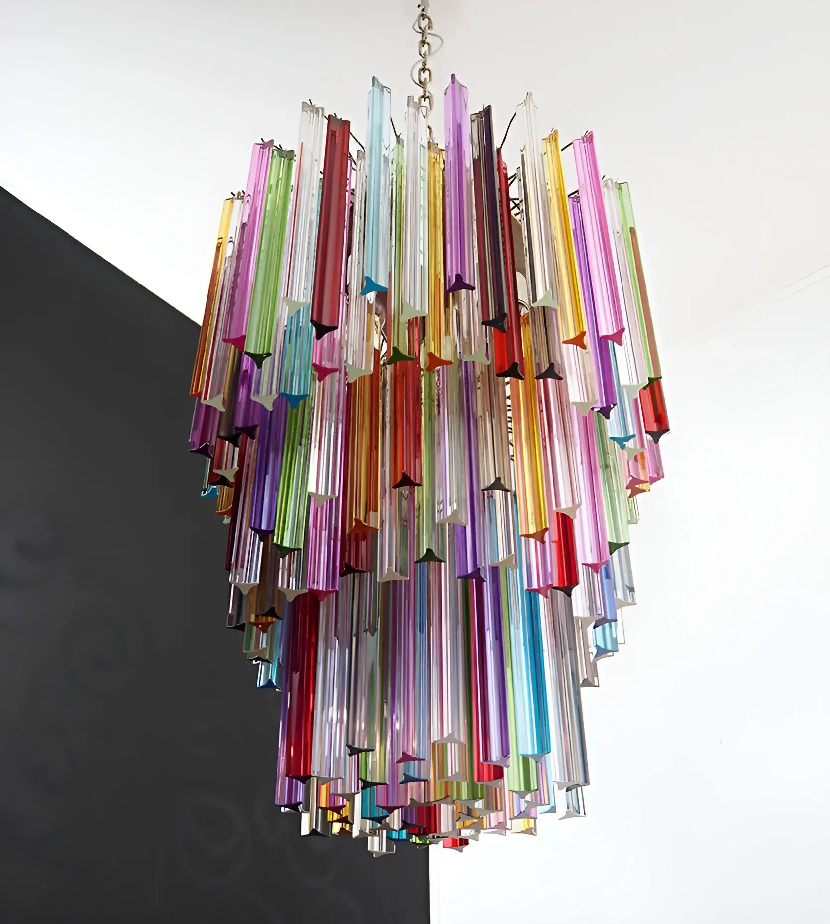 Fantastic Murano Prisms Multicolor Chandelier product image