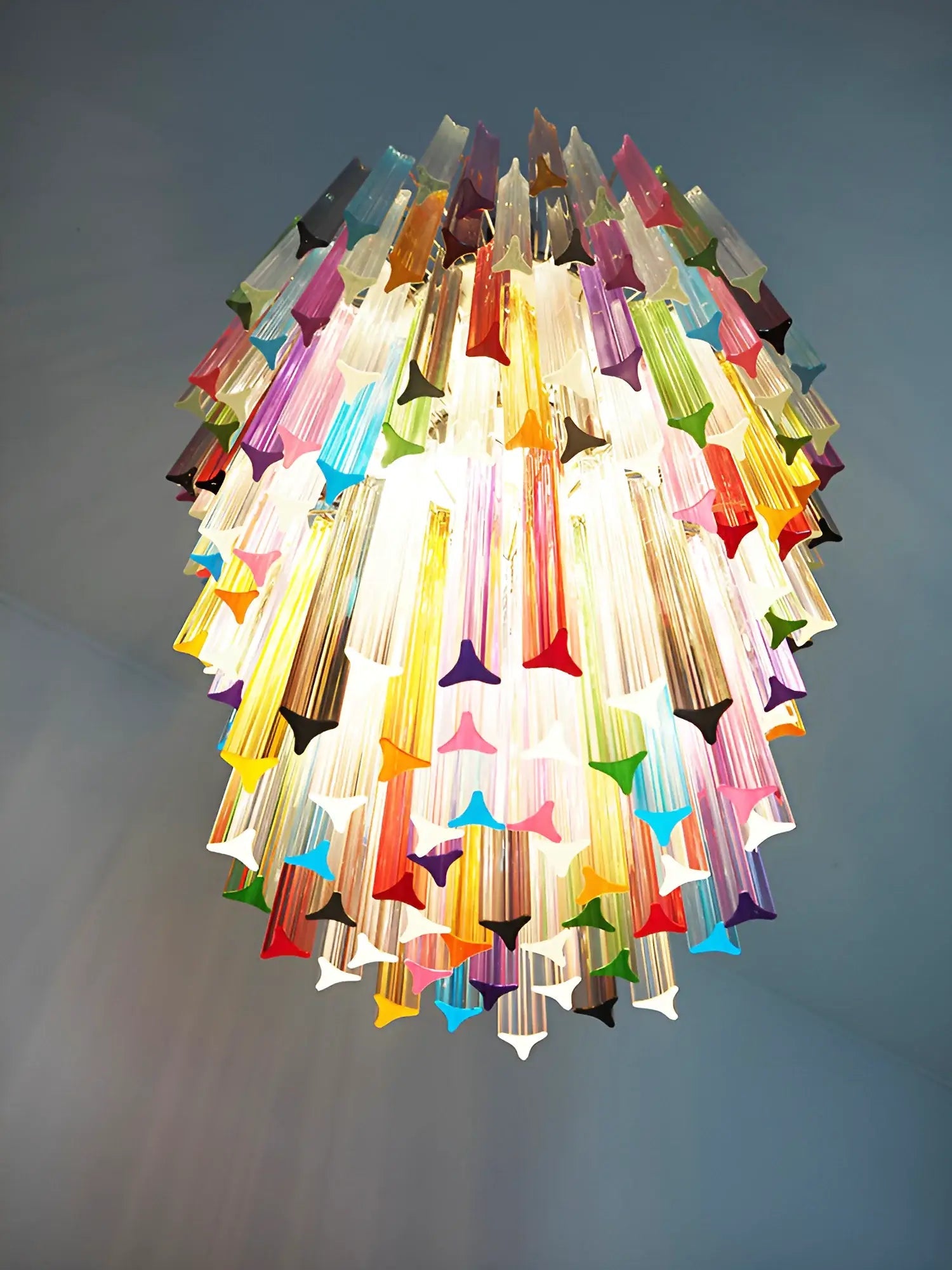 Fantastic Murano Prisms Multicolor Chandelier product image