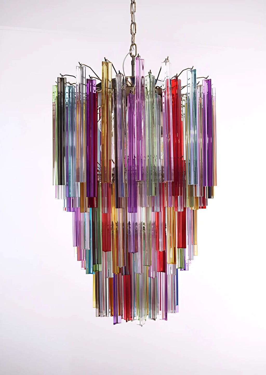 Fantastic Murano Prisms Multicolor Chandelier product image