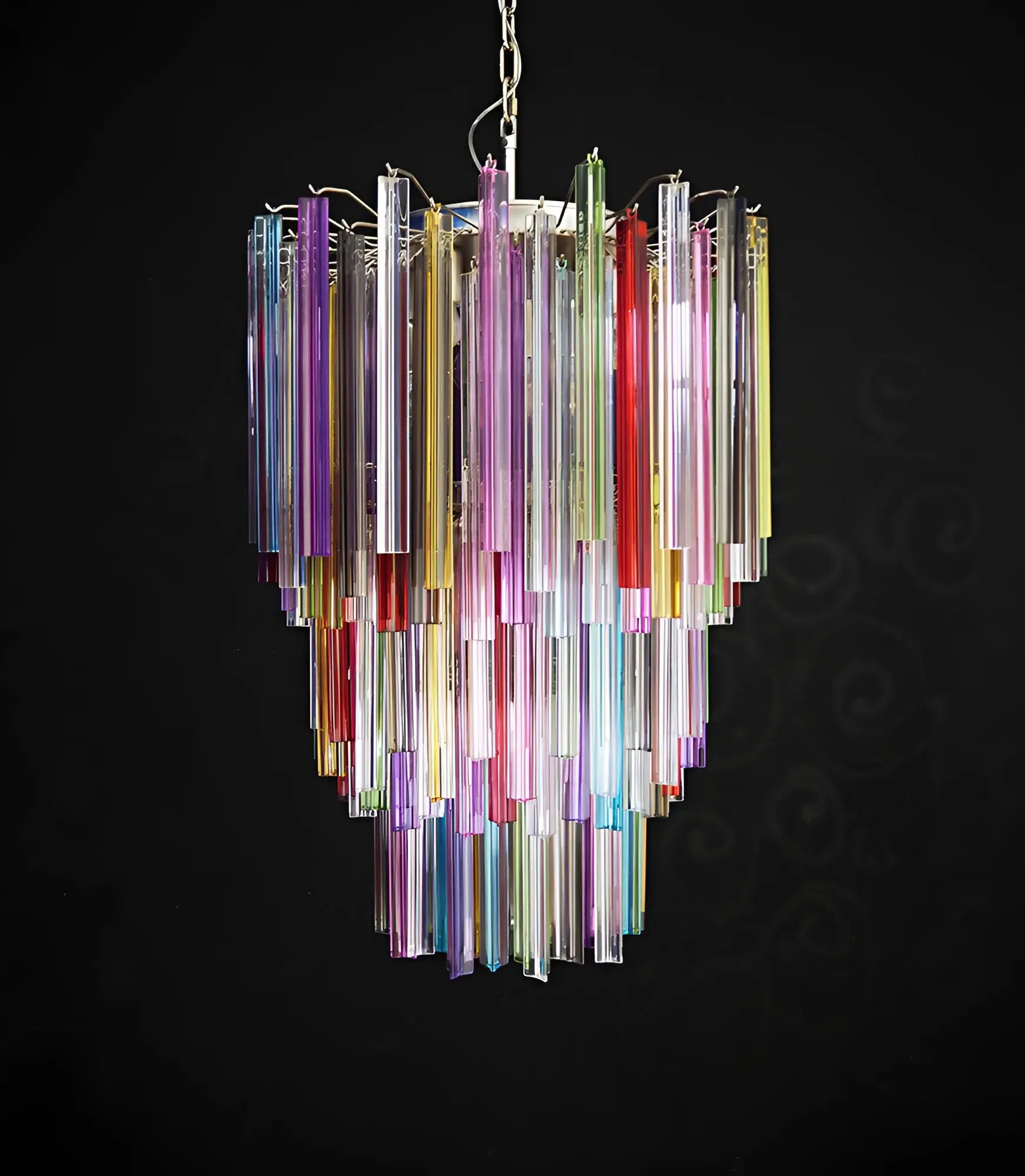 Fantastic Murano Prisms Multicolor Chandelier product image