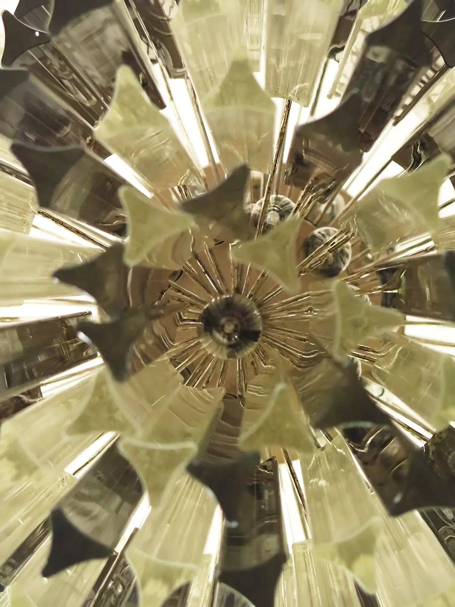 Fantastic Murano Prisms Smoked Transparent Chandelier product image