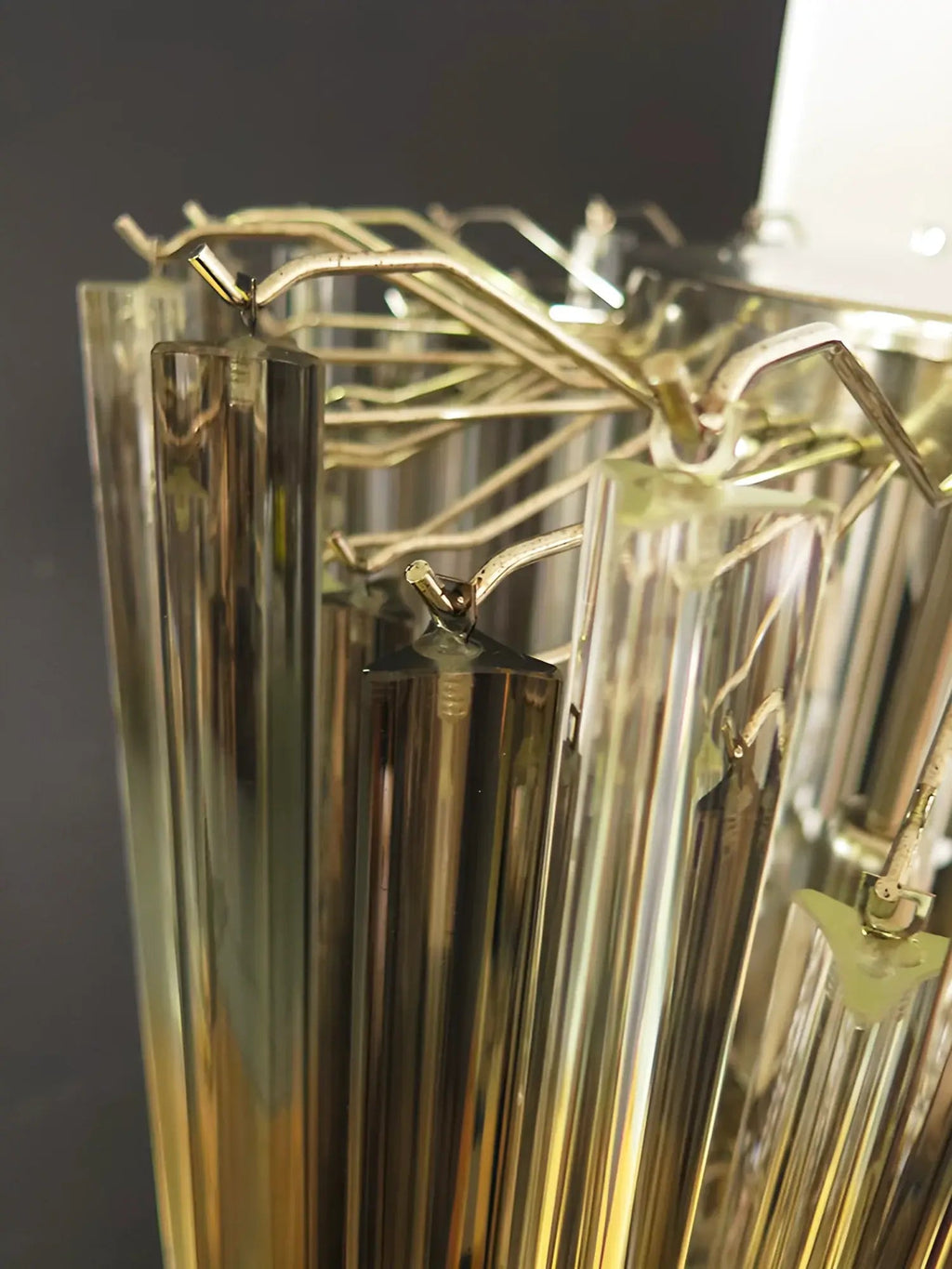 Fantastic Murano Prisms Smoked Transparent Chandelier product image