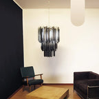 Fantastic Murano Prisms Smoked Transparent Chandelier product image