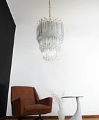 Fantastic Murano Prisms Transparent Chandelier product image