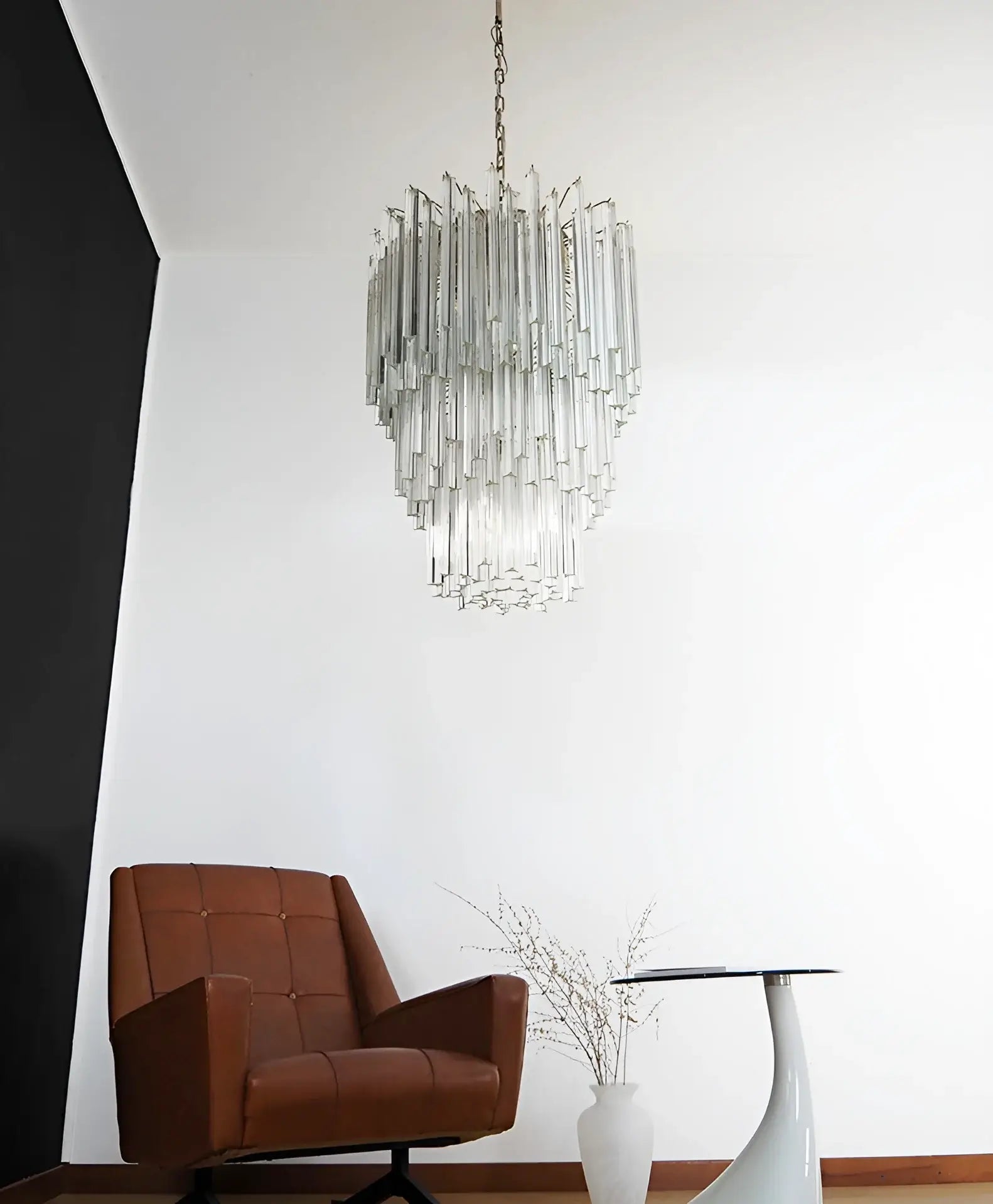 Fantastic Murano Prisms Transparent Chandelier product image