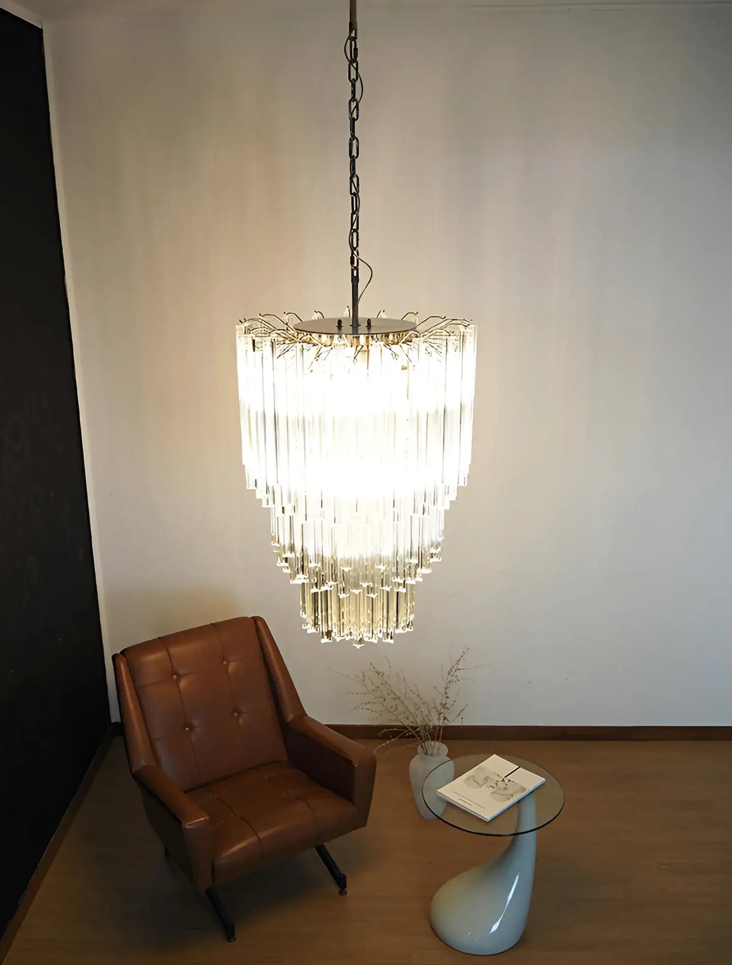 Fantastic Murano Prisms Transparent Chandelier product image