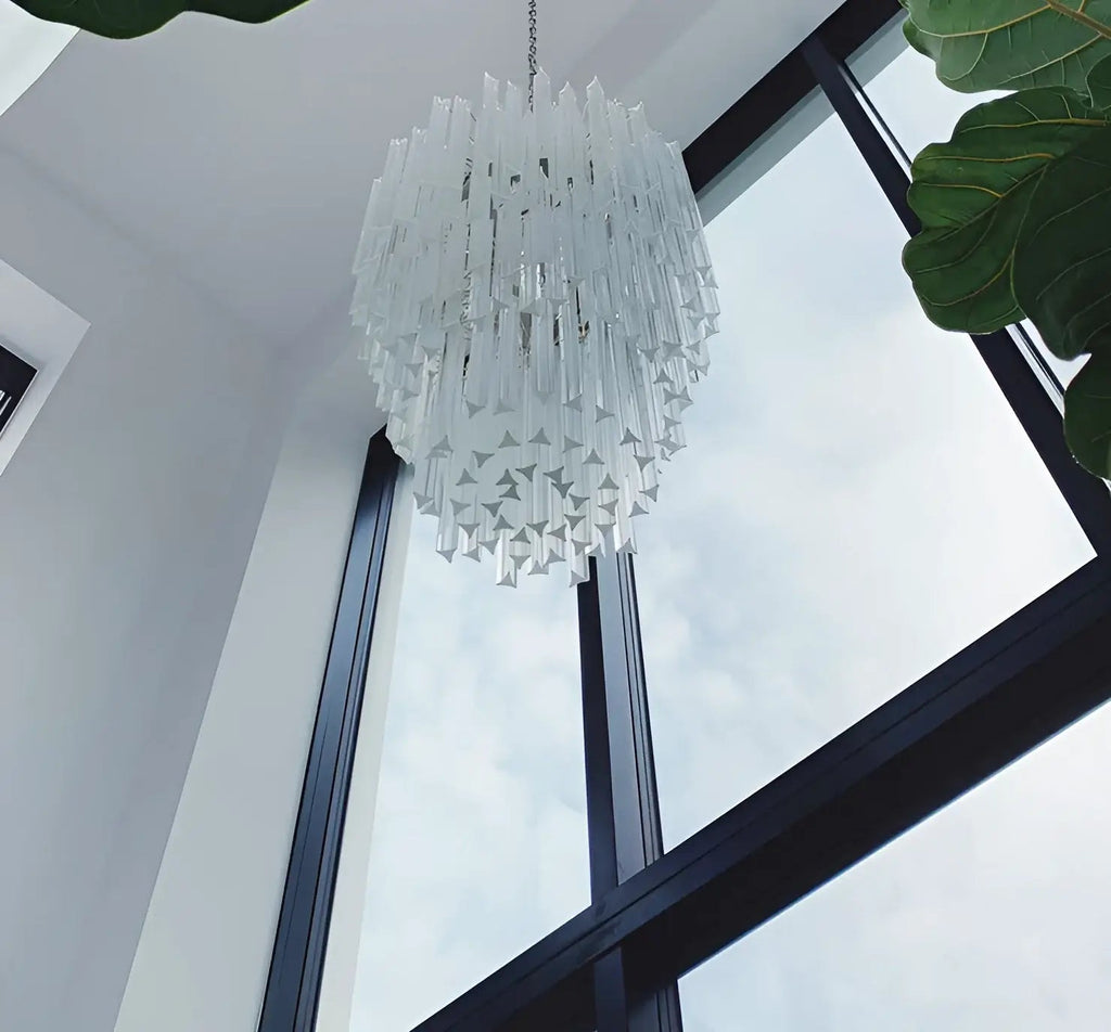 Fantastic Murano Prisms Transparent Chandelier product image
