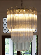Fantastic Murano Prisms Transparent Chandelier product image