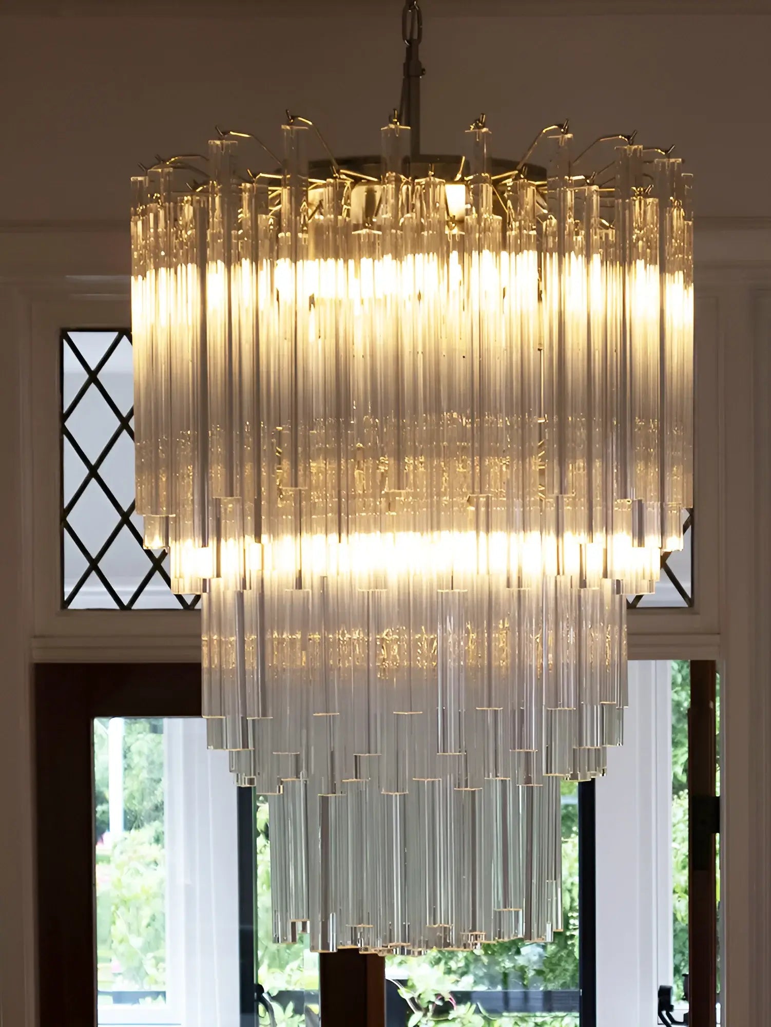 Fantastic Murano Prisms Transparent Chandelier product image