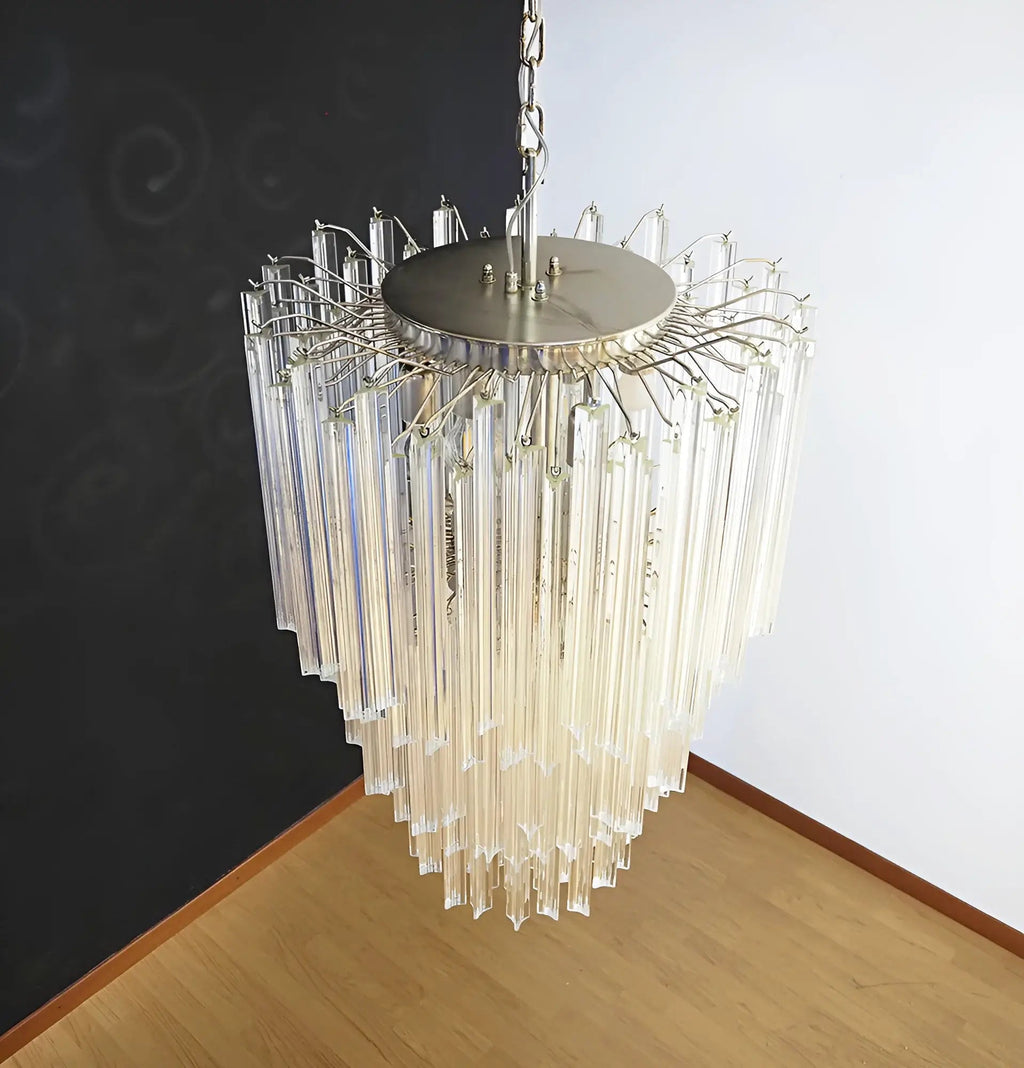 Fantastic Murano Prisms Transparent Chandelier product image