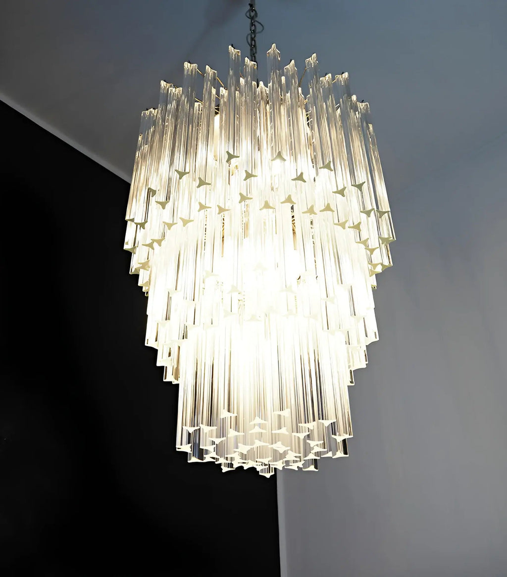Fantastic Murano Prisms Transparent Chandelier product image