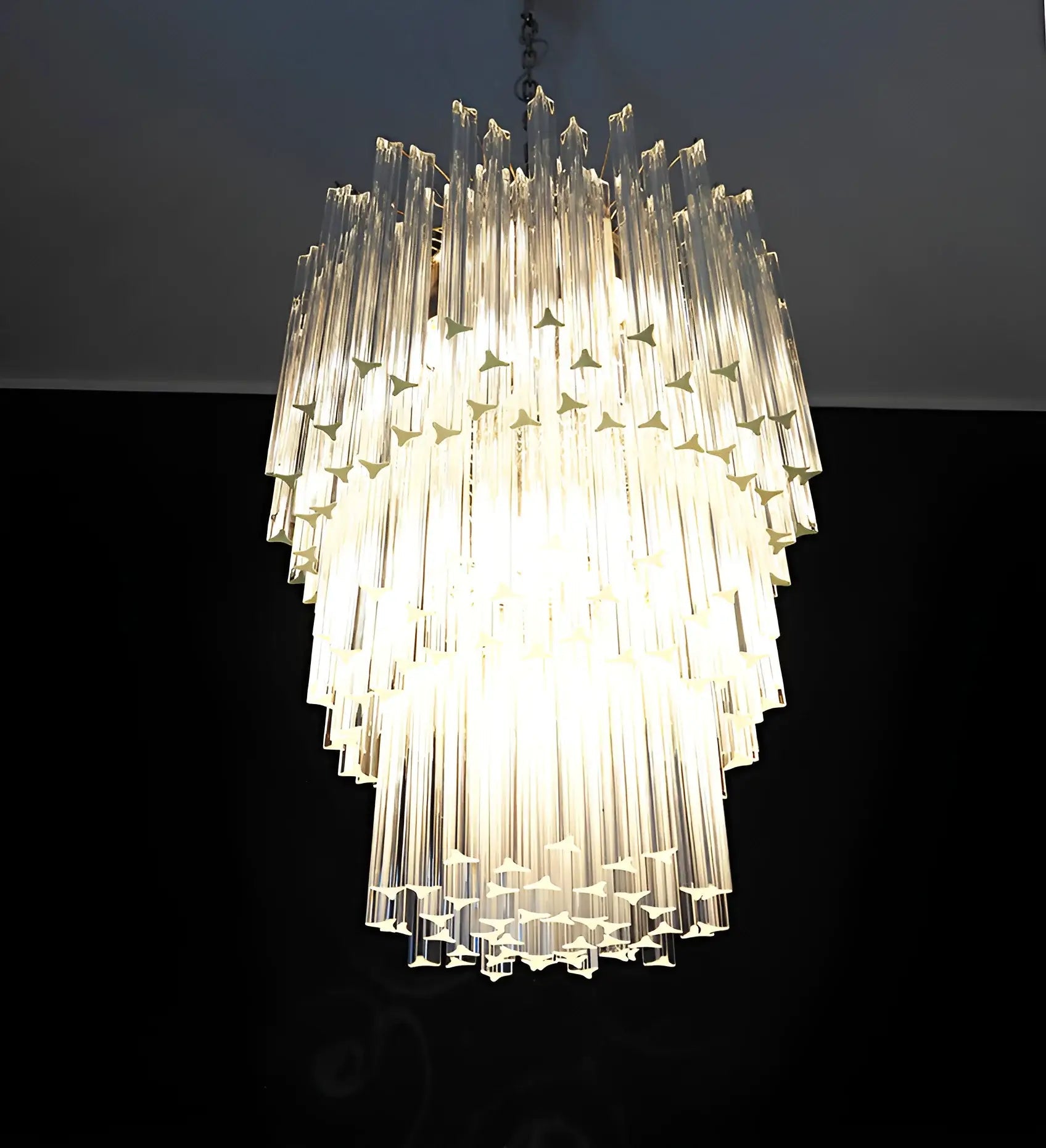 Fantastic Murano Prisms Transparent Chandelier product image