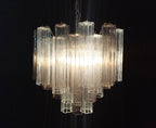 Fantastic Murano Smoked Glass Tube Chandelier product image