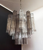 Fantastic Murano Smoked Glass Tube Chandelier product image